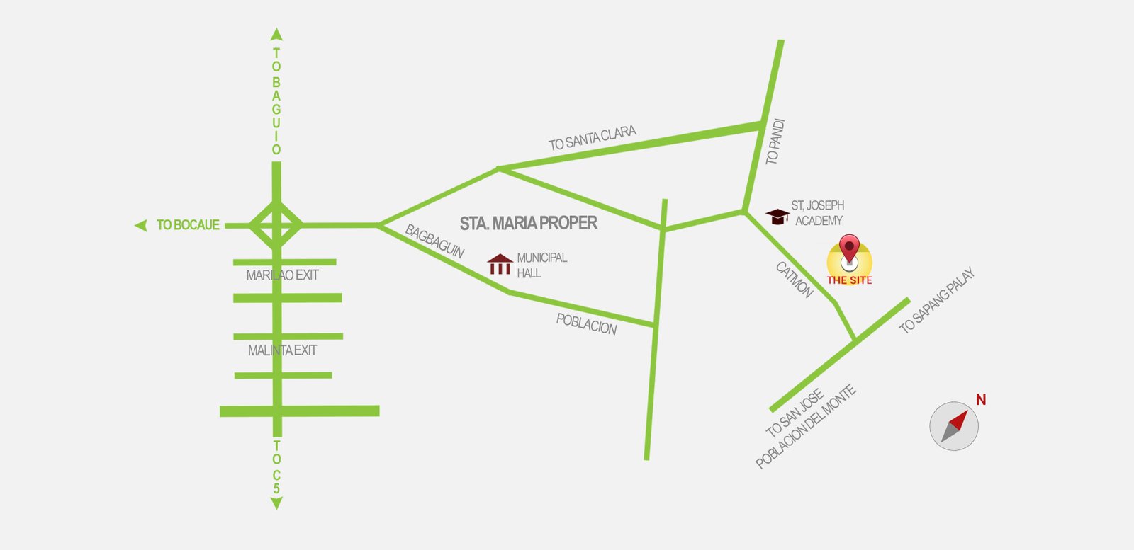 The Meadows Project Site Location Map